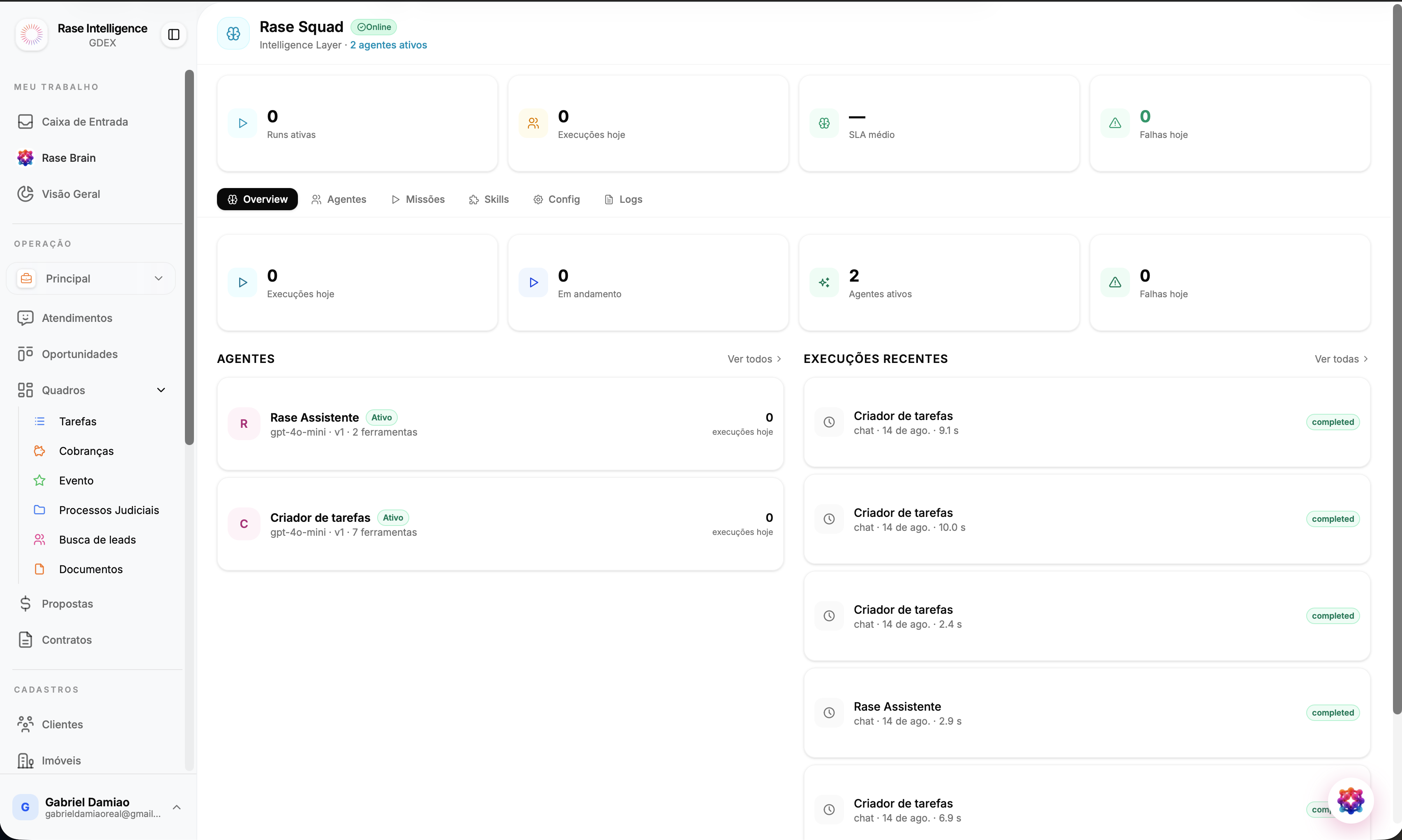 Squad Hub — Agentes de IA